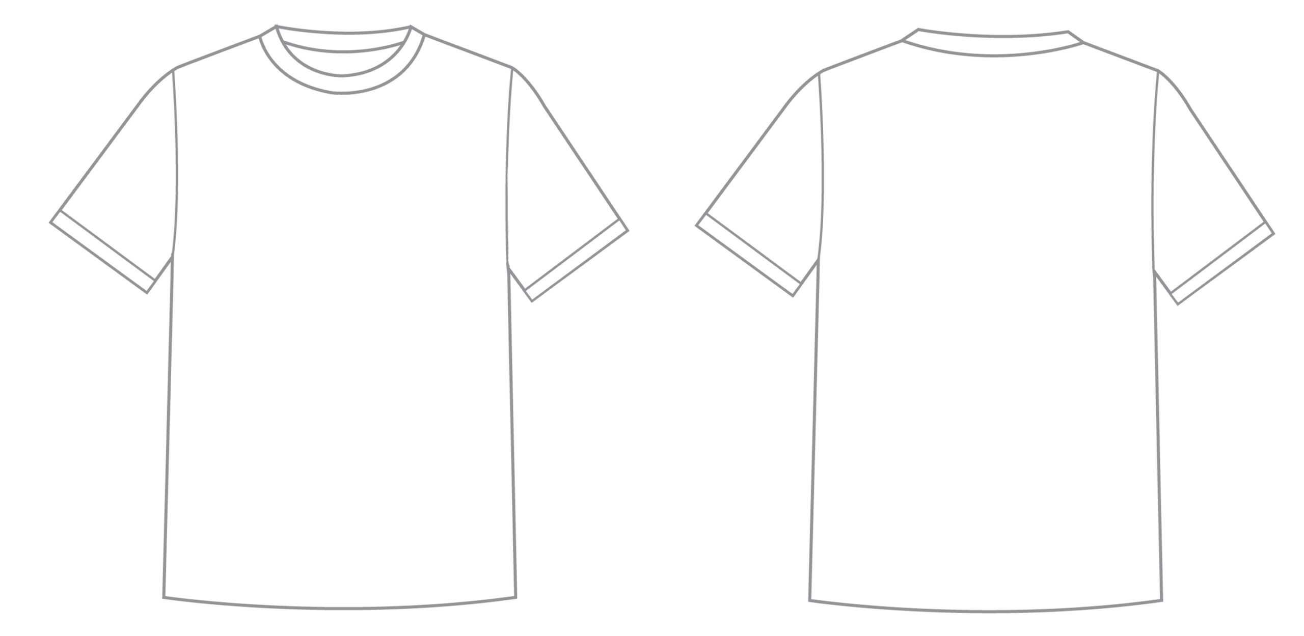 Free Tshirt Template, Download Free Clip Art, Free Clip Art Inside Blank Tshirt Template Pdf