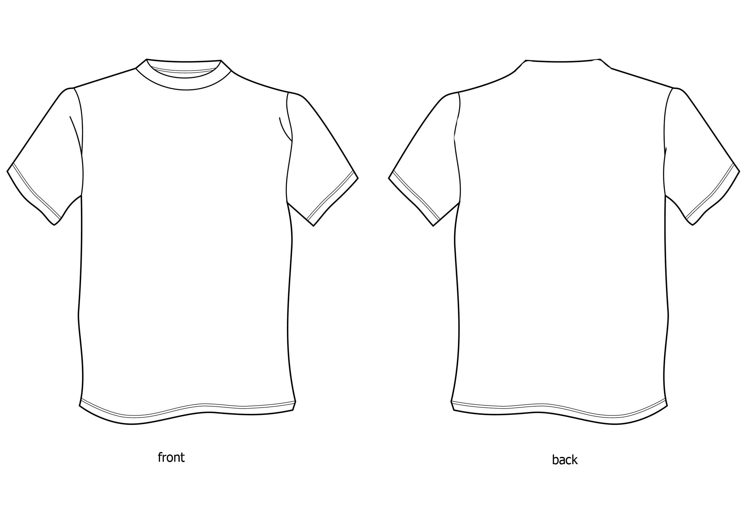 Free Tshirt Template, Download Free Clip Art, Free Clip Art Throughout Printable Blank Tshirt Template