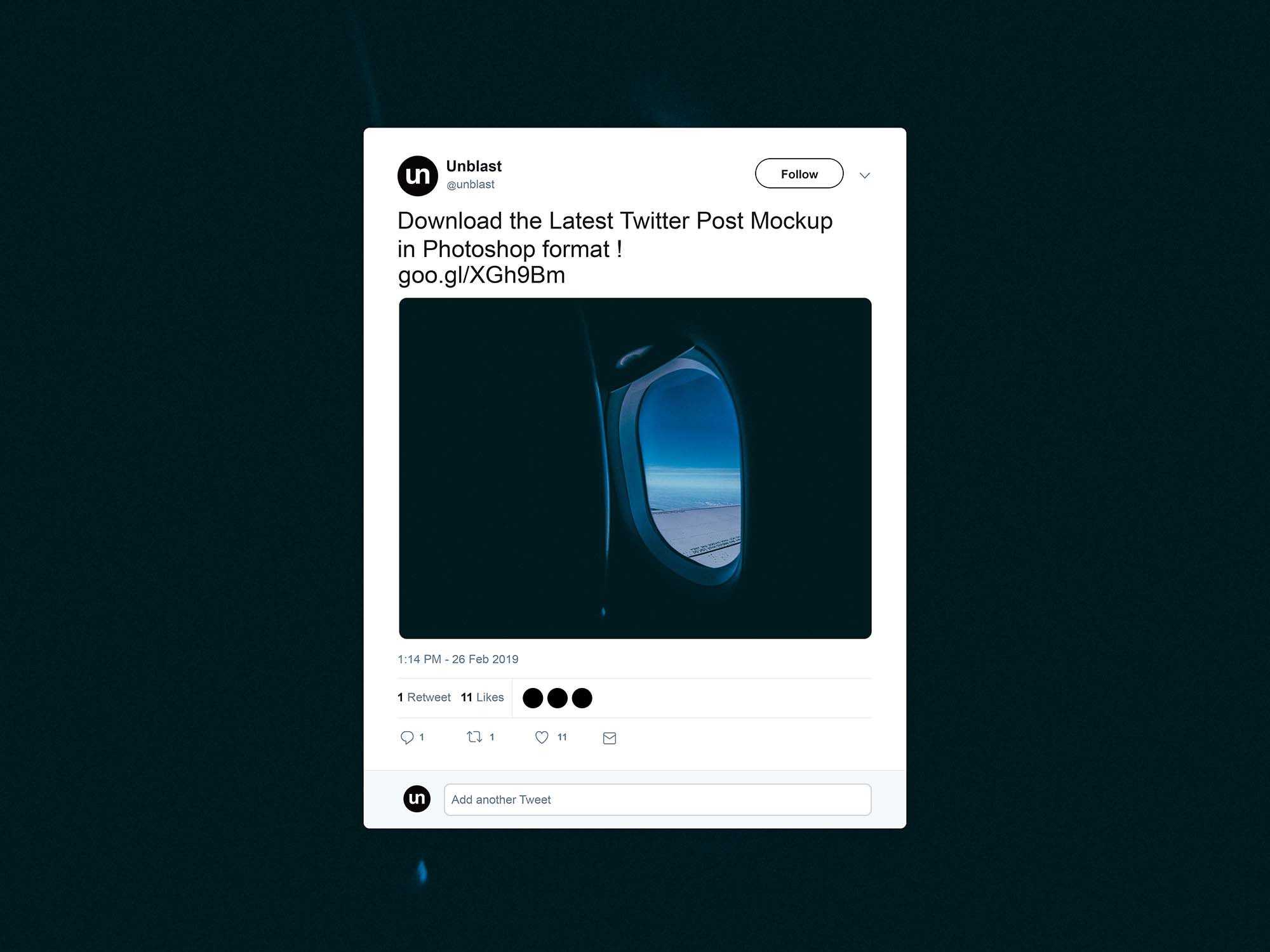 Free Twitter Post Mockup (2019) Intended For Blank Twitter Profile Template