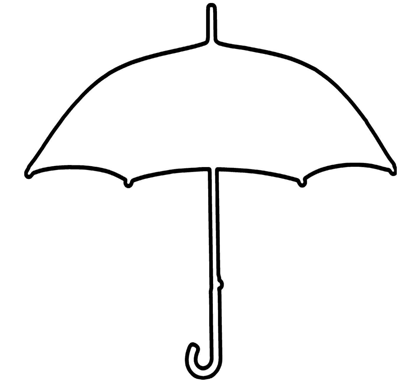 Free Umbrella Template Printable, Download Free Clip Art Intended For Blank Umbrella Template