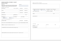 Free Workplace Accident Report Templates | Smartsheet with Injury Report Form Template