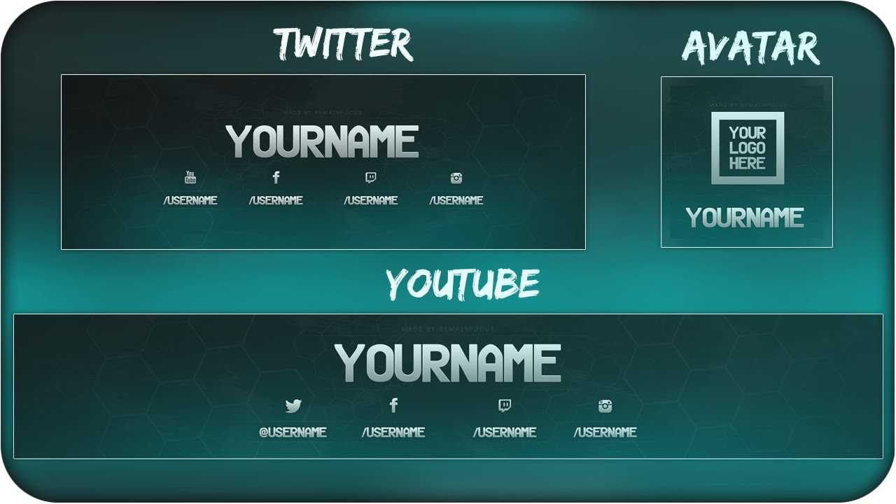 Free Youtube Banner + Twitter Header Template Psd + Direct Download Link –  [New 2015!] With Regard To Twitter Banner Template Psd