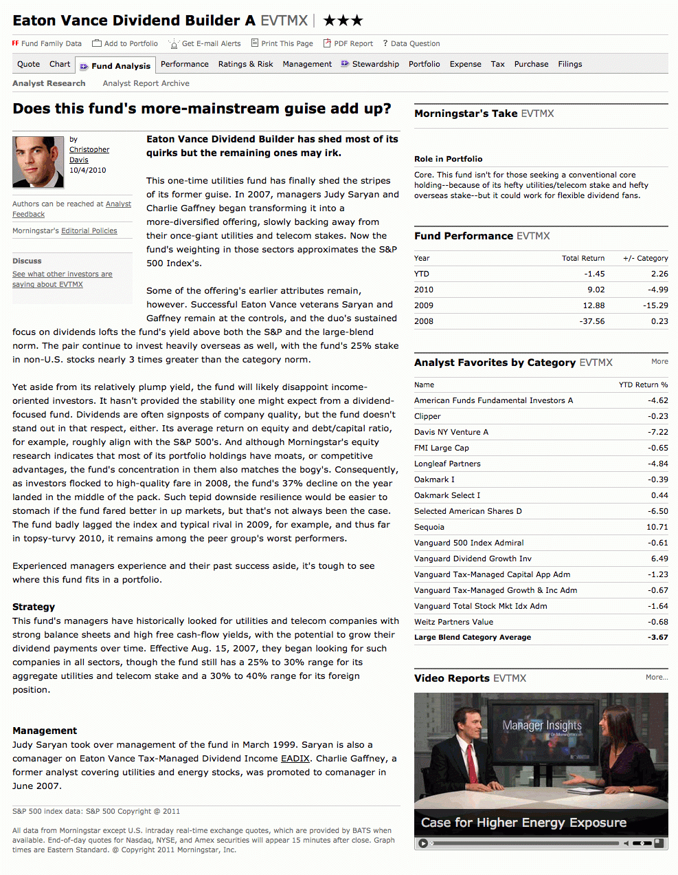 Fund Analyst Report (Sample) Inside Stock Analyst Report Template