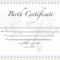 German Birth Certificate Template - Karan.ald2014 with regard to Birth Certificate Template For Microsoft Word