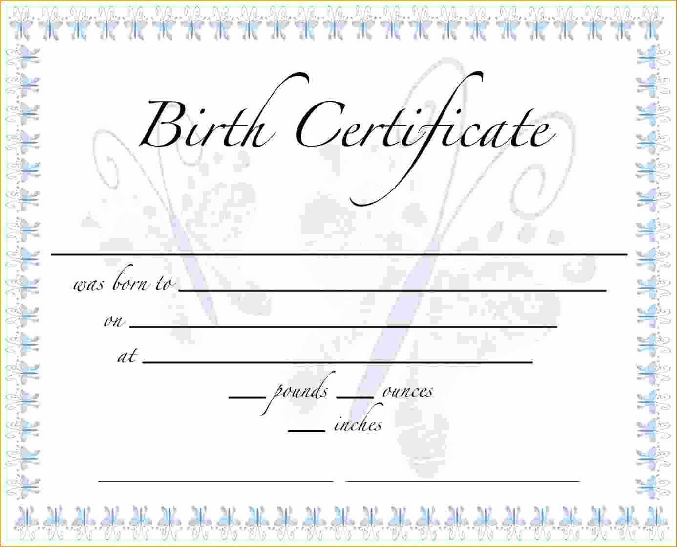 German Birth Certificate Template - Karan.ald2014 With Regard To Birth Certificate Template For Microsoft Word