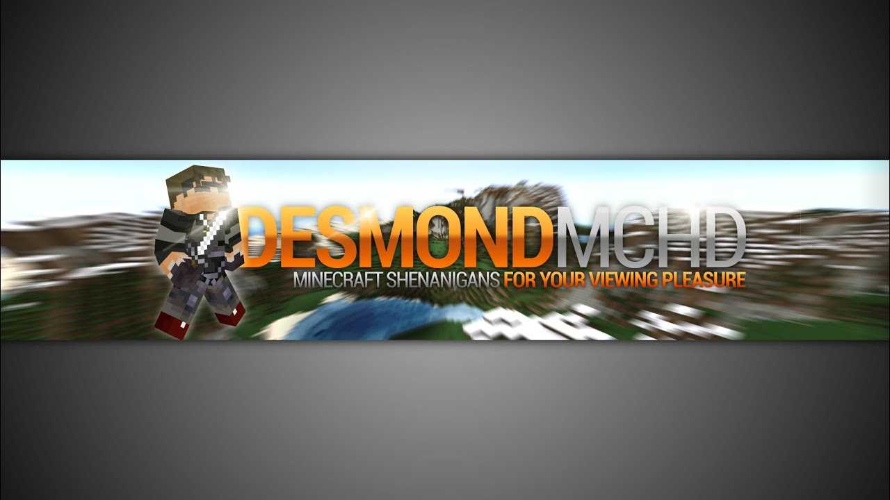 Gimp | Minecraft Youtube Banner Template [No Photoshop] Inside Gimp Youtube Banner Template