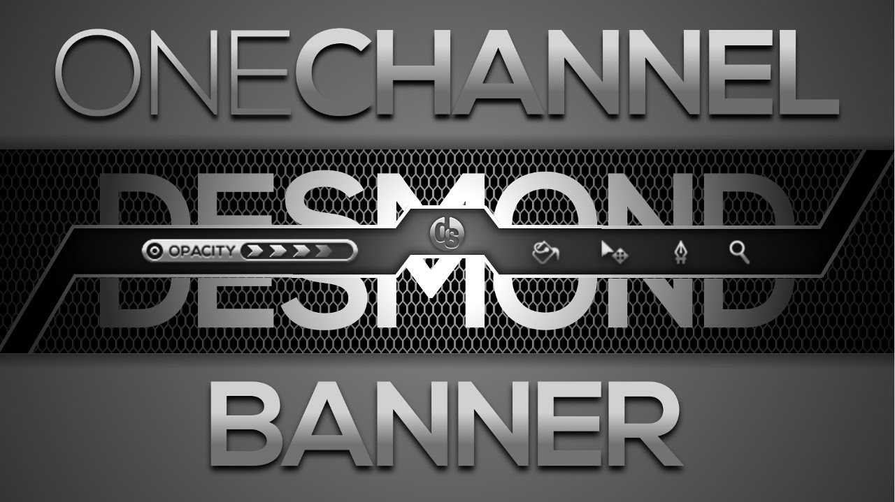 Gimp | Youtube Channel Banner Art Free Template + Tutorial For Gimp Youtube Banner Template