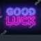 Good Luck Neon Sign Vector Good Stock Vector (Royalty Free Pertaining To Good Luck Banner Template