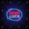 Good Luck Neon Text Vector. Good Luck Neon Sign, Design Template,.. In Good Luck Banner Template