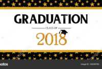 Graduation Banner Template | Graduation Class Of 2018 within Graduation Banner Template