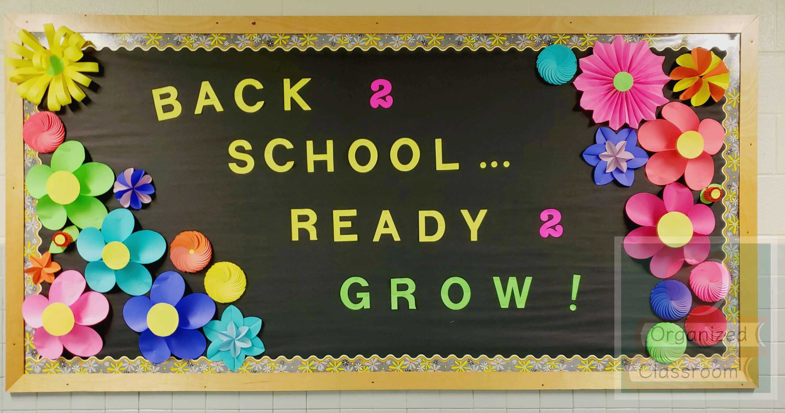 Growing In The Garden Bulletin Board | School Bulletin Boards With Regard To Bulletin Board Template Word