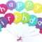 Happy Birthday Banner Diy Template | Balloon Birthday Banner Regarding Diy Birthday Banner Template