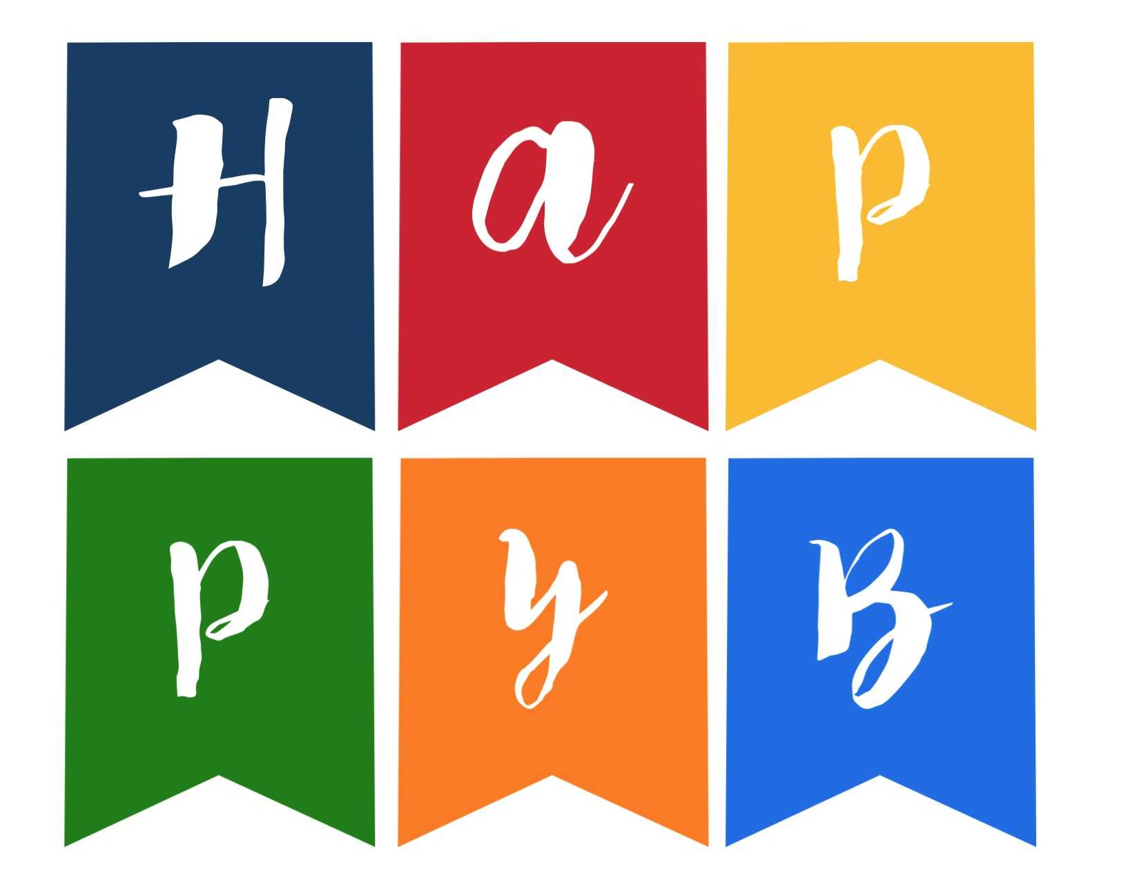 Happy Birthday Banner Free Printable – Paper Trail Design Throughout Free Printable Happy Birthday Banner Templates