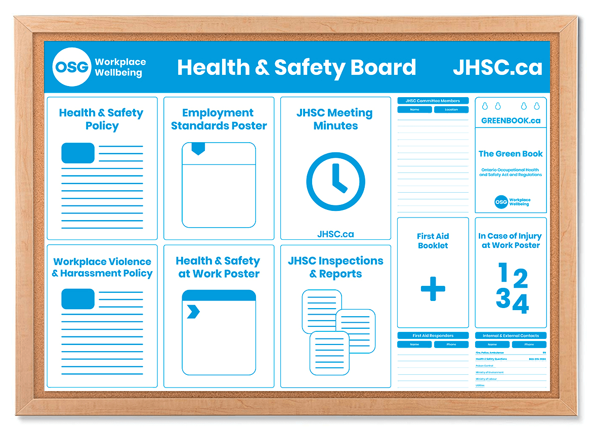 Health And Safety Board Poster Template – Osg Throughout Health And Safety Board Report Template