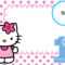 Hello Kitty 1St Birthday Clipart For Hello Kitty Birthday Banner Template Free