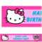 Hello Kitty Banner Clipart For Hello Kitty Banner Template