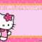 Hello Kitty Birthday Party Ideas – Invitations, Dress Intended For Hello Kitty Birthday Banner Template Free
