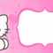 Hello Kitty Party Clipart With Regard To Hello Kitty Birthday Banner Template Free