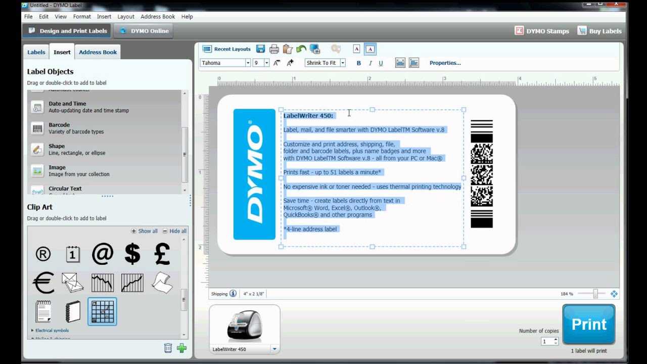 How To Build Your Own Label Template In Dymo Label Software? For Dymo Label Templates For Word