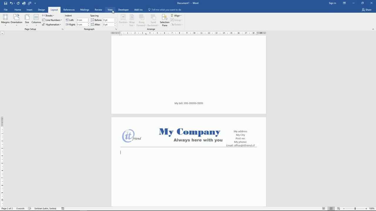 How To Create A Memo In Microsoft Word 2013/2016 | Tips And Tricks  [Itfriend] #itfriend #diy Within Memo Template Word 2013