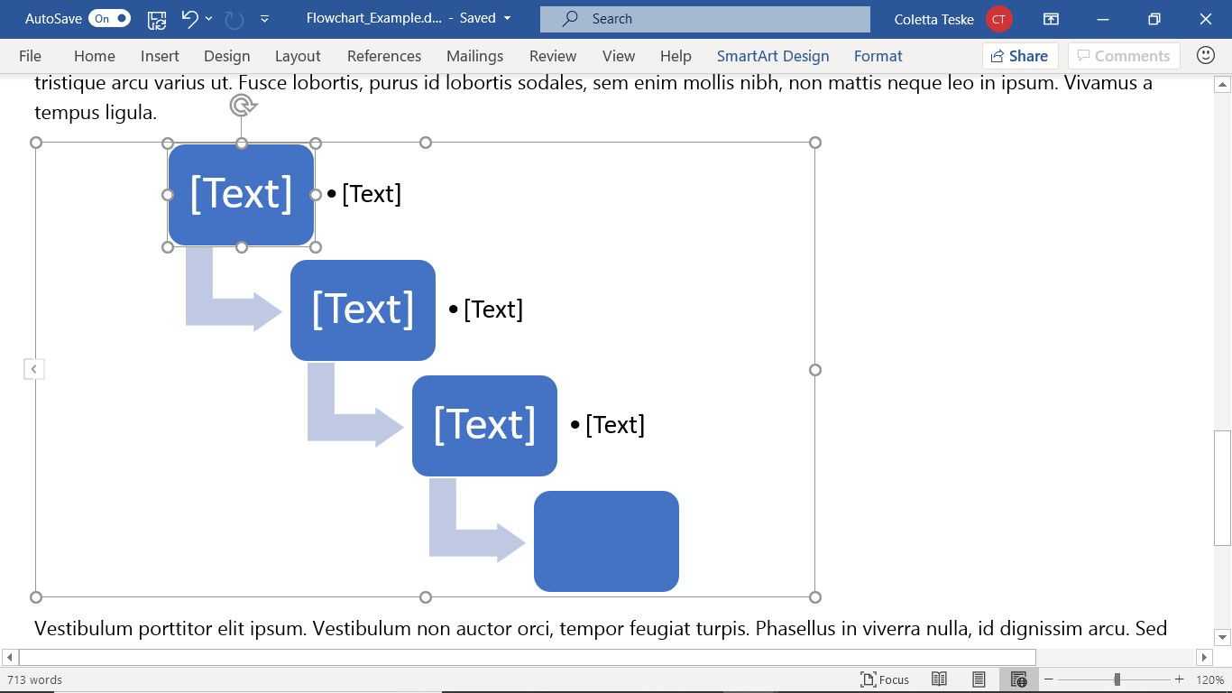 How To Create A Microsoft Word Flowchart Intended For Microsoft Word Flowchart Template