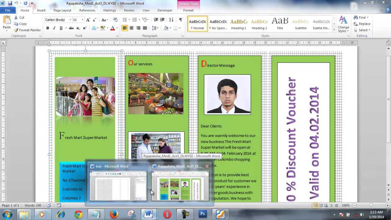 How To Create Brochure Using Microsoft Word Within Few Minutes With Regard To Booklet Template Microsoft Word 2007