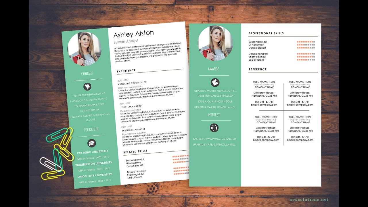 How To Create Cv/ Resume In Ms Word For How To Create A Cv Template In Word