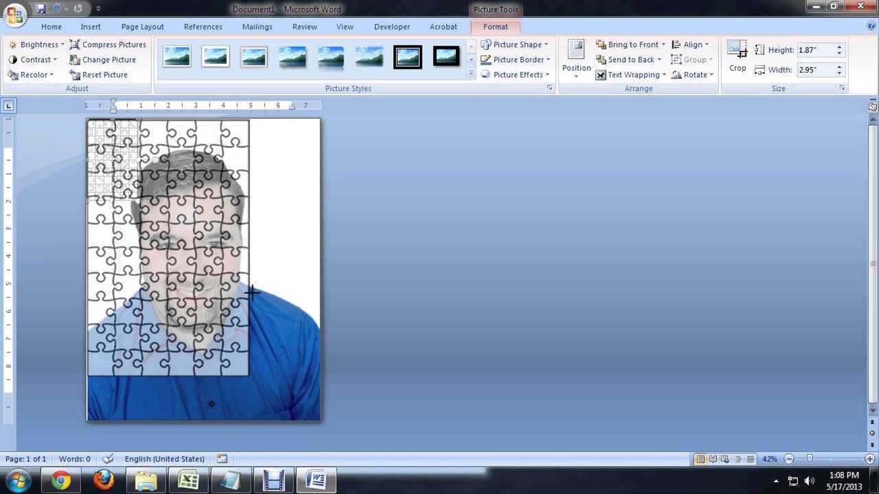 How To Create Jigsaw Puzzles In Microsoft Word, Powerpoint Or Publisher :  Tech Niche Inside Jigsaw Puzzle Template For Word