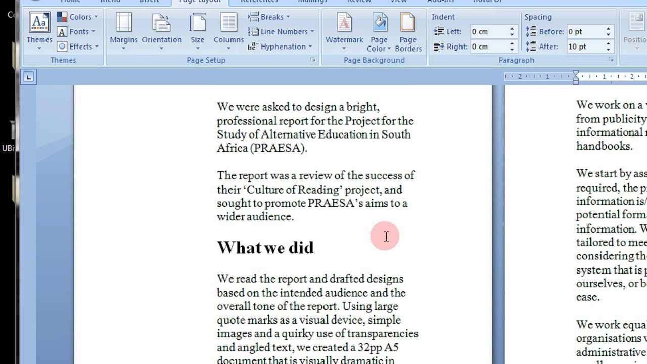 How To Create Printable Booklets In Microsoft Word 2007 & 2010 Stepstep  Tutorial In Booklet Template Microsoft Word 2007