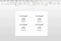 How To Create Two-Page Flyer In Ms Office Word Document in Quarter Sheet Flyer Template Word