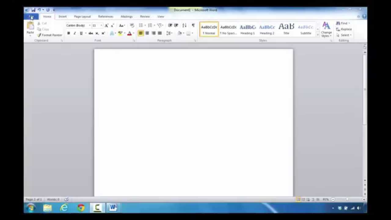 How To Find And Create A Resume Template In Microsoft Word 2010 For Resume Templates Word 2010