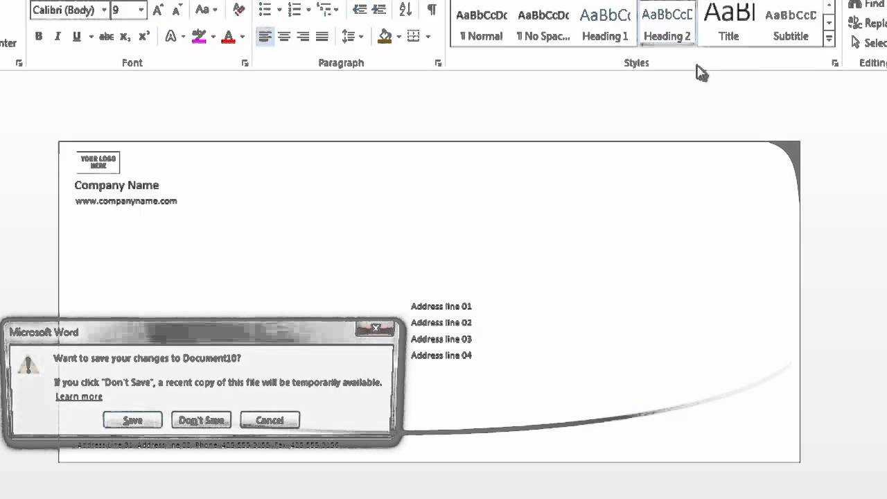 How To Format Envelopes On Microsoft Word : Using Microsoft Word Intended For Word 2013 Envelope Template