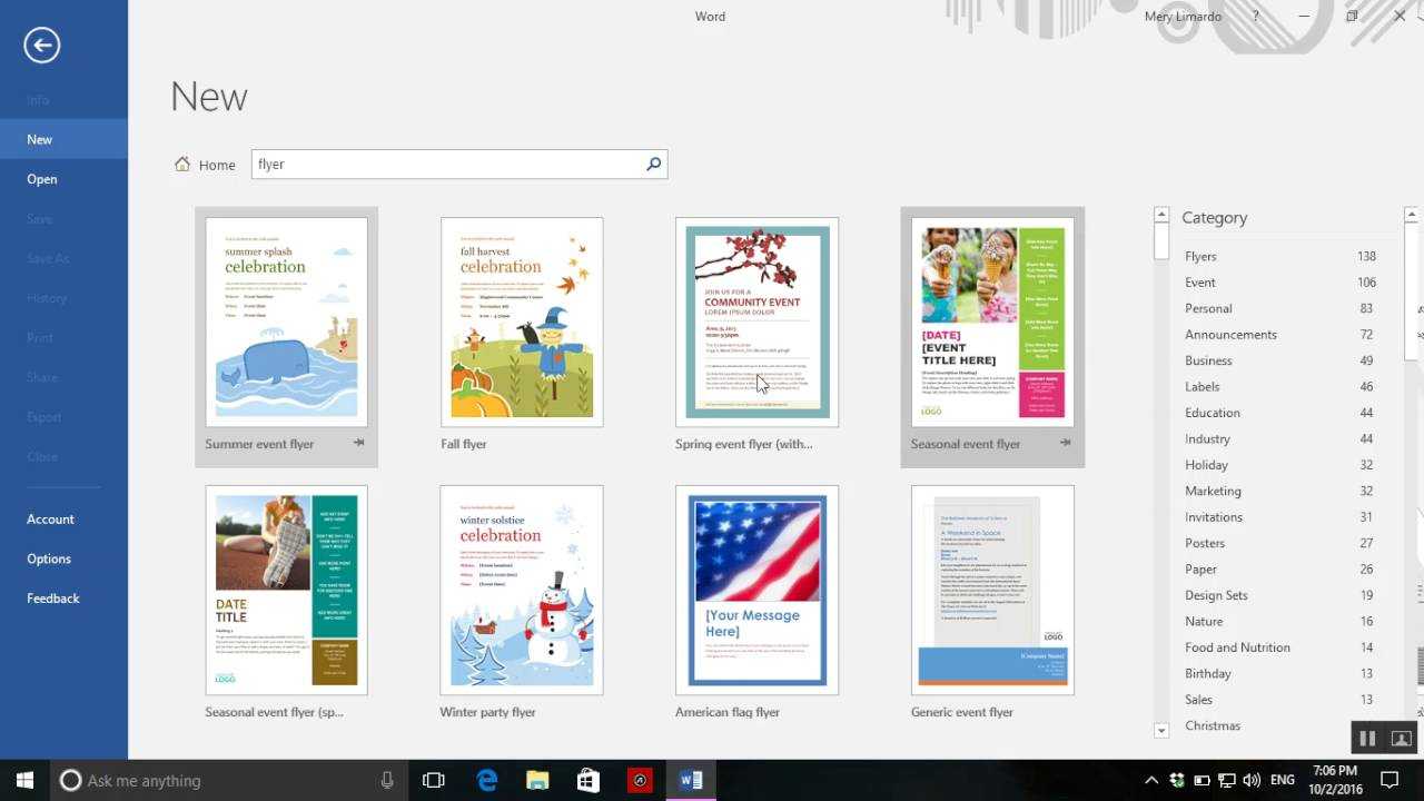 How To Make A Flyer In Word Word Flyer Templates For Mac In Templates For Flyers In Word