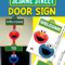 How To Make A Sesame Street Door Sign With Free Printables Pertaining To Sesame Street Banner Template