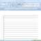 How To Make Lined Paper In Word 2007: 4 Steps (With Pictures) Within Ruled Paper Template Word