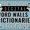 How To Use Digital Word Walls And Dictionaries In Google Pertaining To Blank Word Wall Template Free