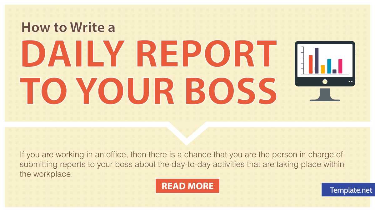 How To Write A Daily Report To Your Boss – 11+ Templates In Pertaining To Employee Daily Report Template