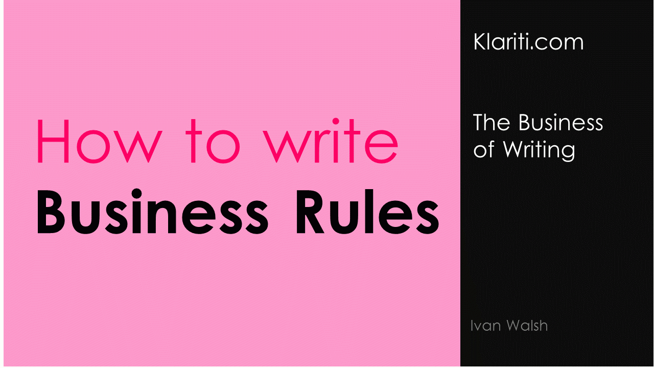 How To Write Business Rules – Templates, Forms, Checklists Regarding Business Rules Template Word