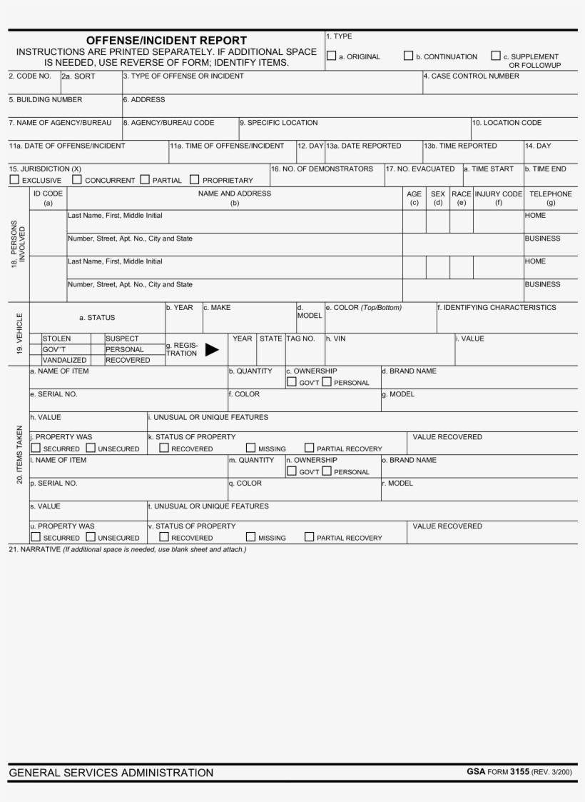 Image1 Blank Police Report F2A033Bd 866E 4F07 800D – Offense With Regard To Insurance Incident Report Template