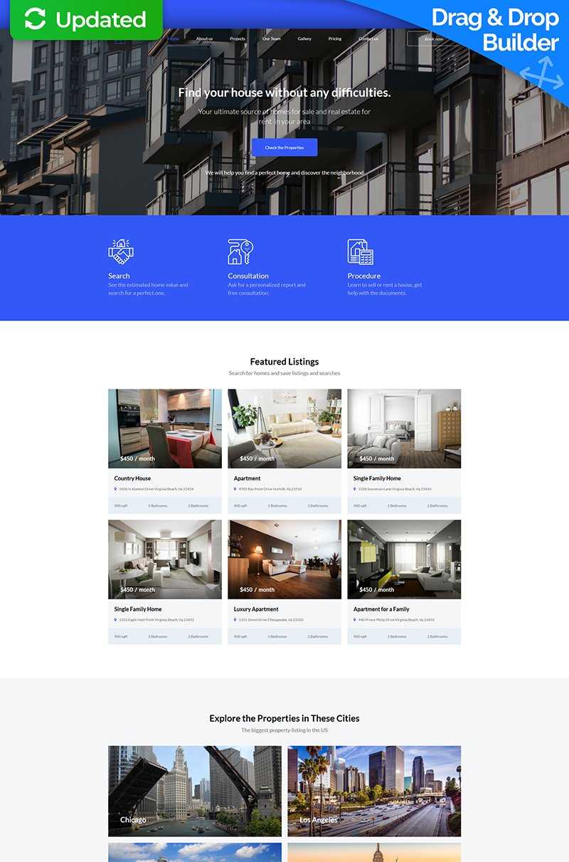 Ingense – Real Estate Moto Cms 3 Template With Real Estate Report Template