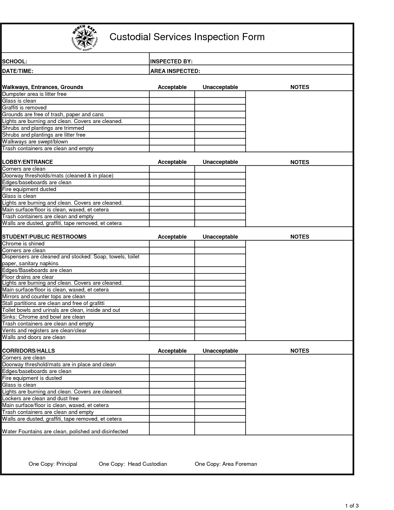 Inspection Spreadsheet Template Checklist Templates Format Inside Property Management Inspection Report Template