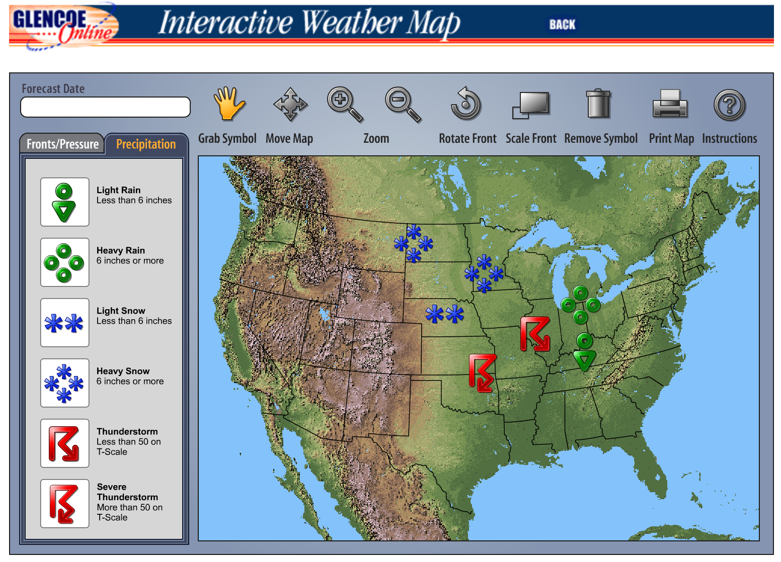 Interactive Weather Map | The Techie Teacher® In Kids Weather Report Template