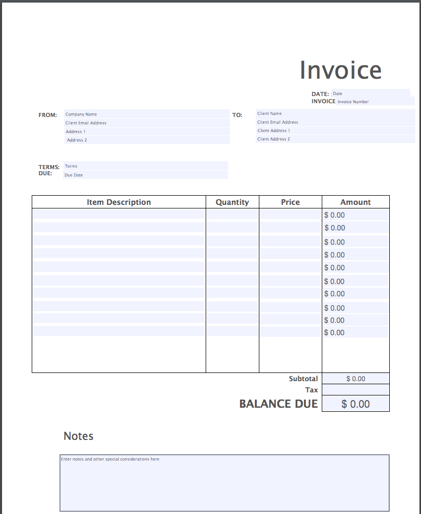 Invoice Template Pdf | Free Download | Invoice Simple Within Free Printable Invoice Template Microsoft Word