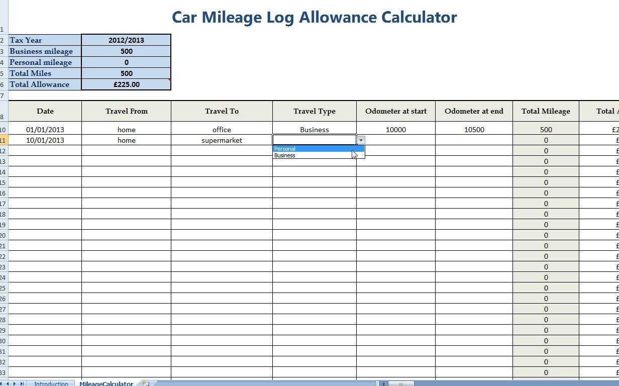 Irs Mileage Calculator Margarethaydon Com Log Template For Throughout Gas Mileage Expense Report Template