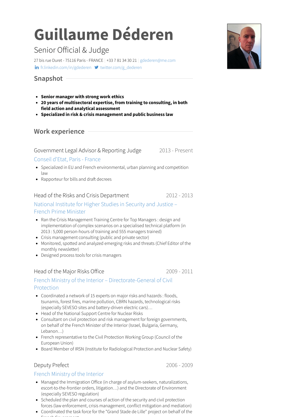 Judge – Resume Samples And Templates | Visualcv Pertaining To Rapporteur Report Template