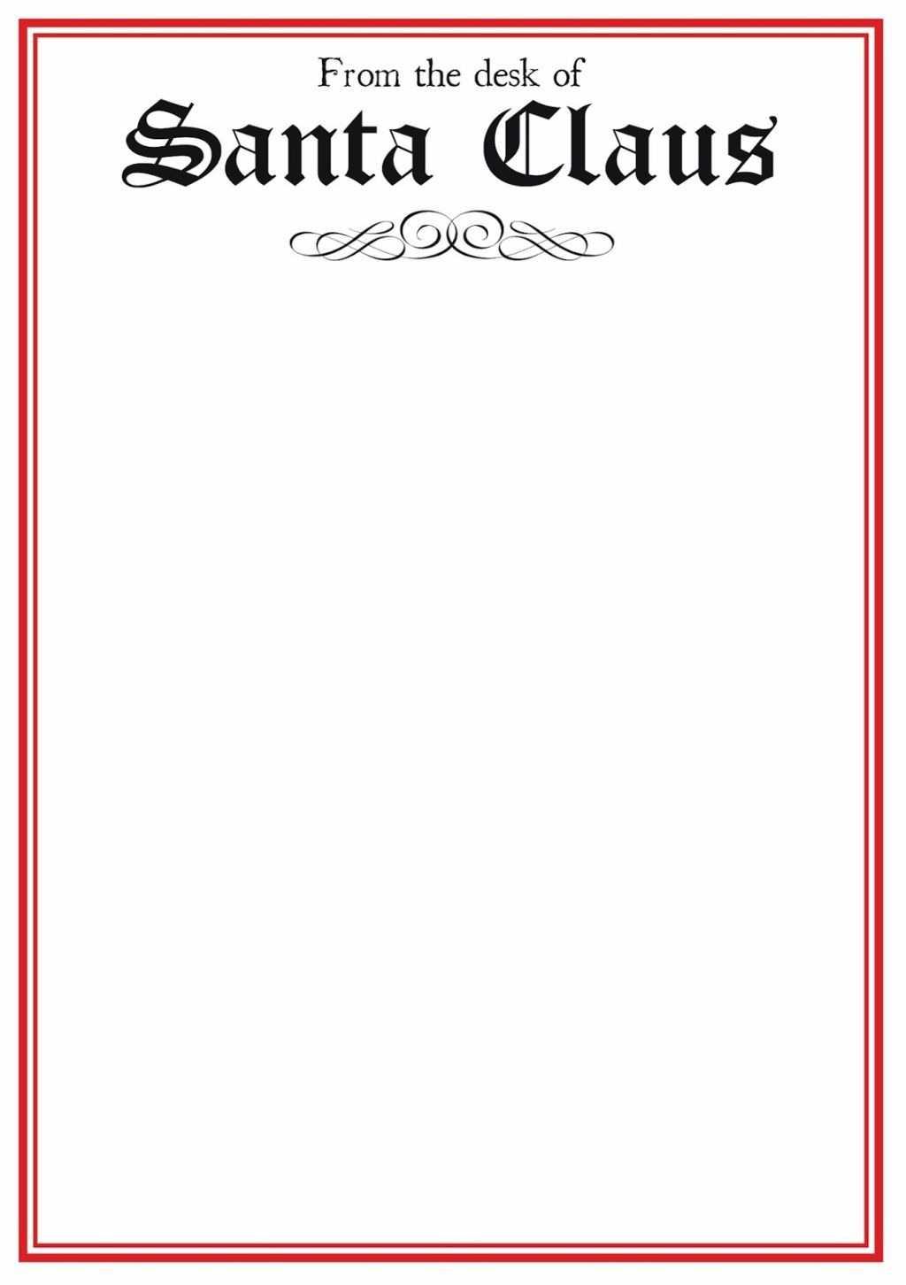 Letter From Santa Template – Bbq Grill Recipes For Letter From Santa Template Word