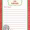 Letter To Santa – Plan.uristconsult With Regard To Letter From Santa Template Word