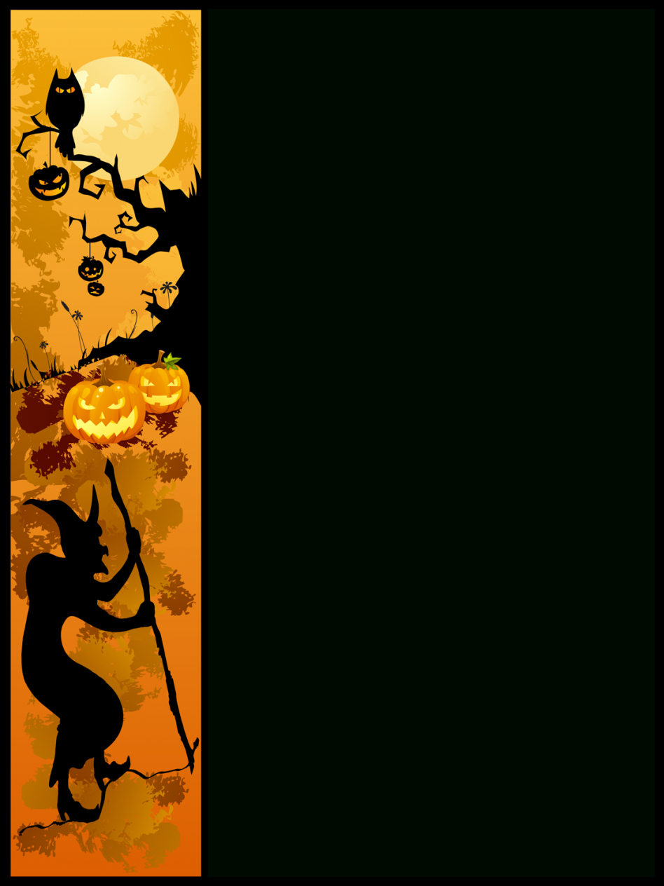 Library Of Halloween Page Borders Banner Royalty Free Throughout Free Halloween Templates For Word