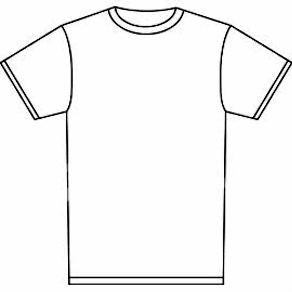 Library Of Tee Shirt Template Banner Transparent Png Files Pertaining To Blank Tee Shirt Template