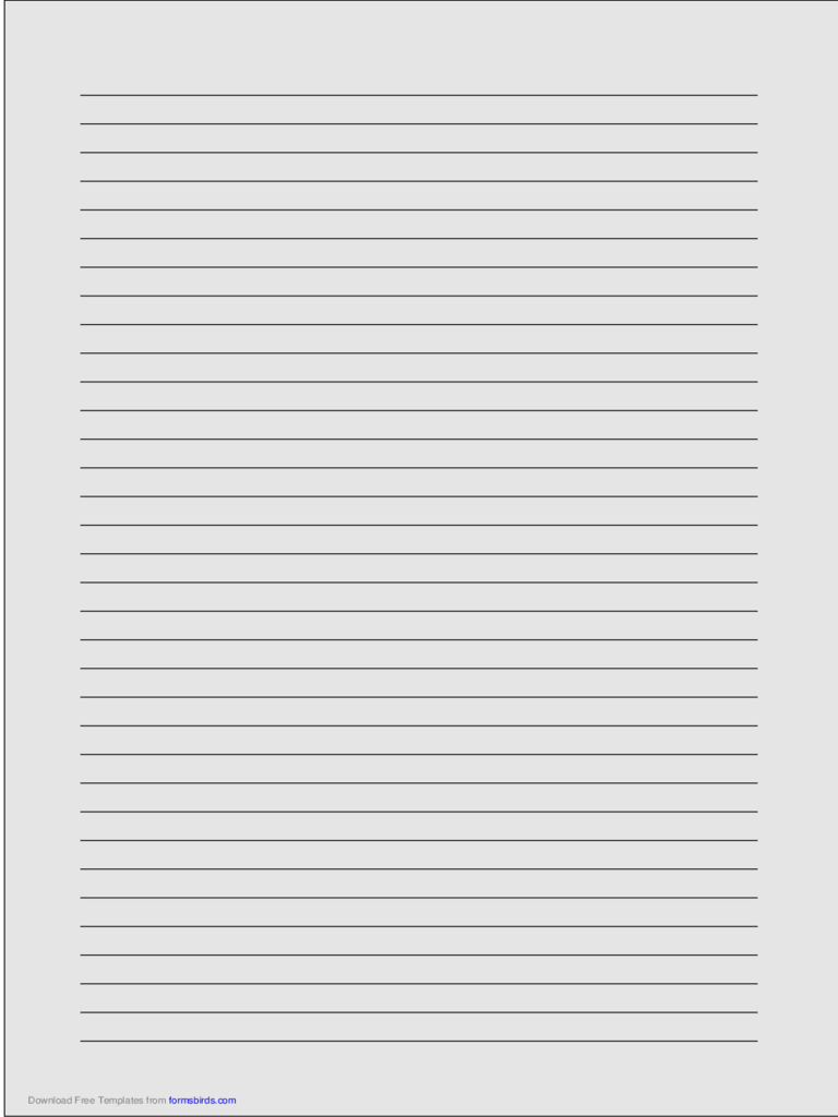 Lined Paper – 320 Free Templates In Pdf, Word, Excel Download Inside Ruled Paper Template Word